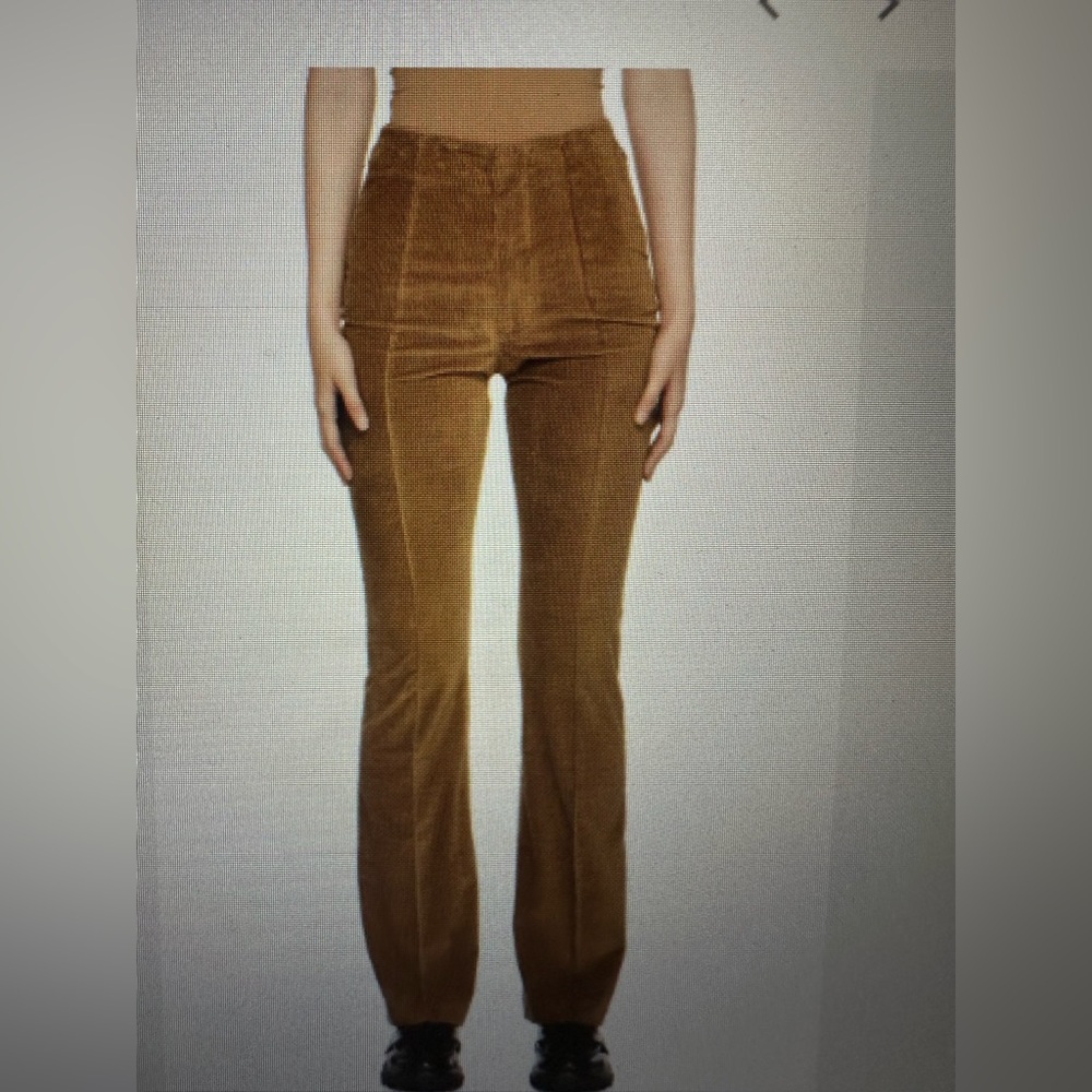 Frame Pintuck Cord Trouser